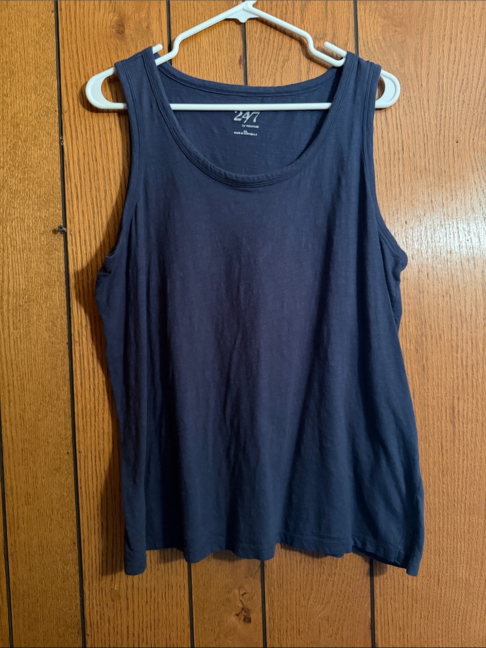 Maurices Navy Scoop Neck Tank Top